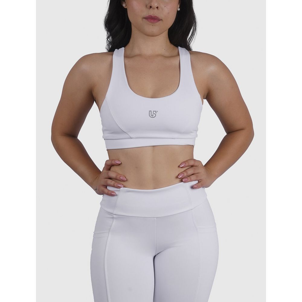 Top High Luna Usup Branco Compression Uv 50+ Elastico Com Bojo