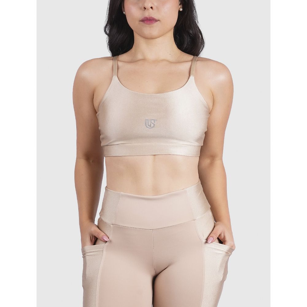 Top Luna Usup Creme Poliamida Uv 50+ Elastico Com Bojo 