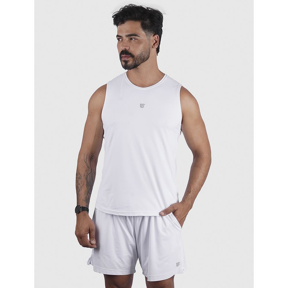 Regata Cold Usup Branco Poliamida Uv 50+ 