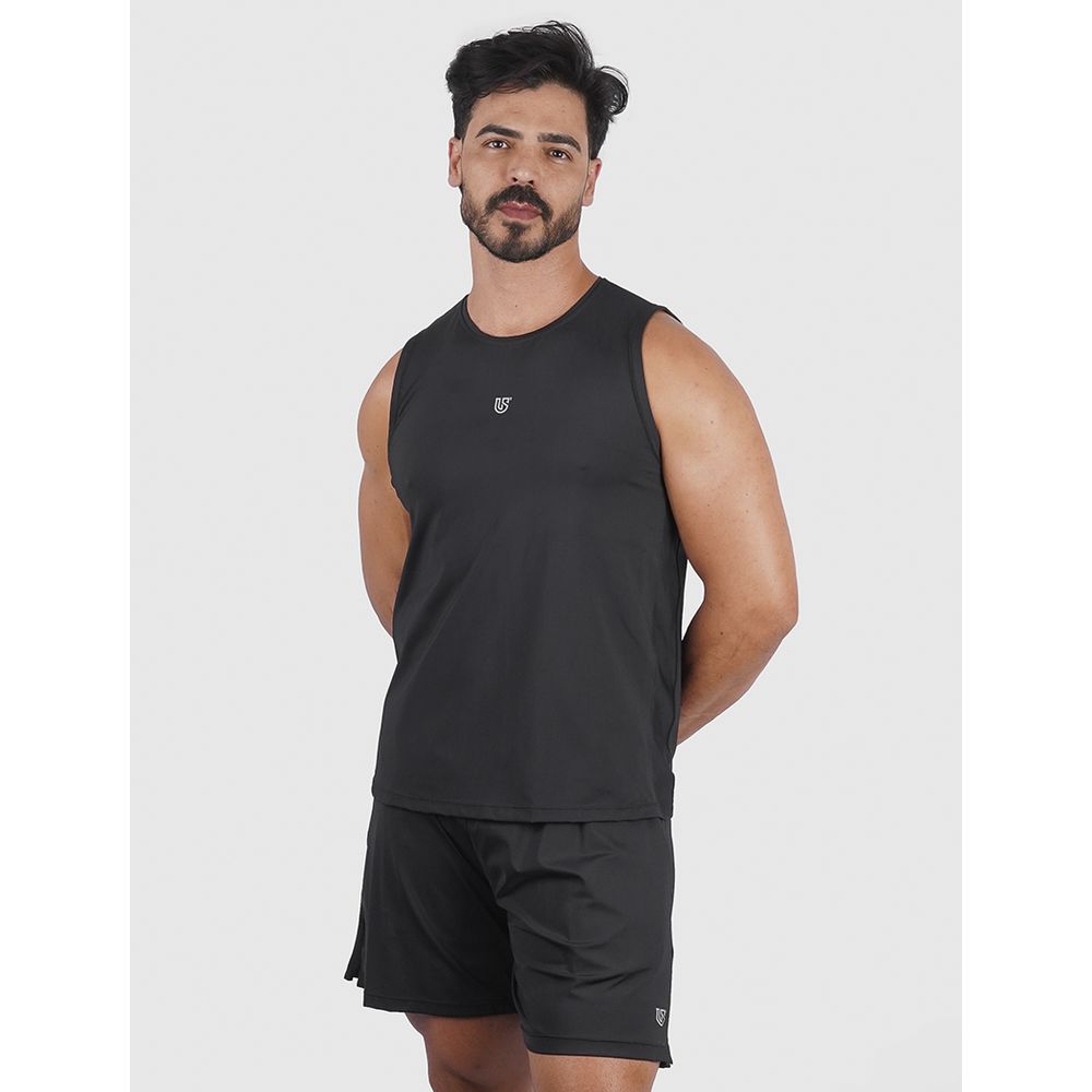 Regata Cold Usup Preto Poliamida Uv 50+