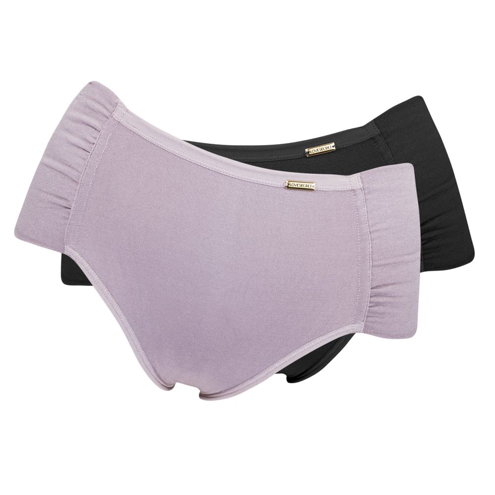 KIT DUETS CALCINHA PLUS BOMBOM ROSA RETRO/PRETO