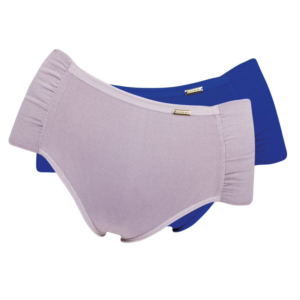 KIT DUETS CALCINHA PLUS BOMBOM ROSA RETRO/DENIM