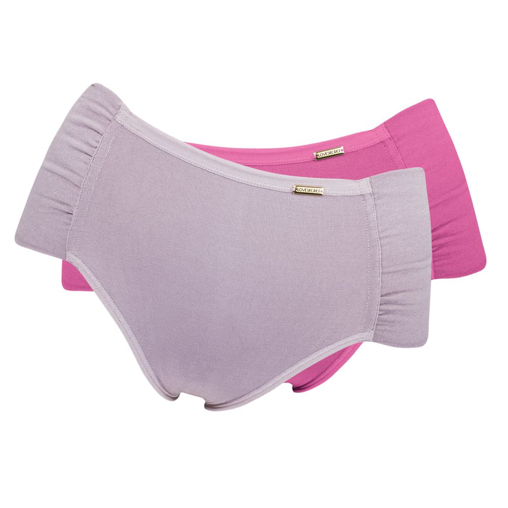 KIT DUETS CALCINHA PLUS BOMBOM ROSA RETRO/ FLORATTA