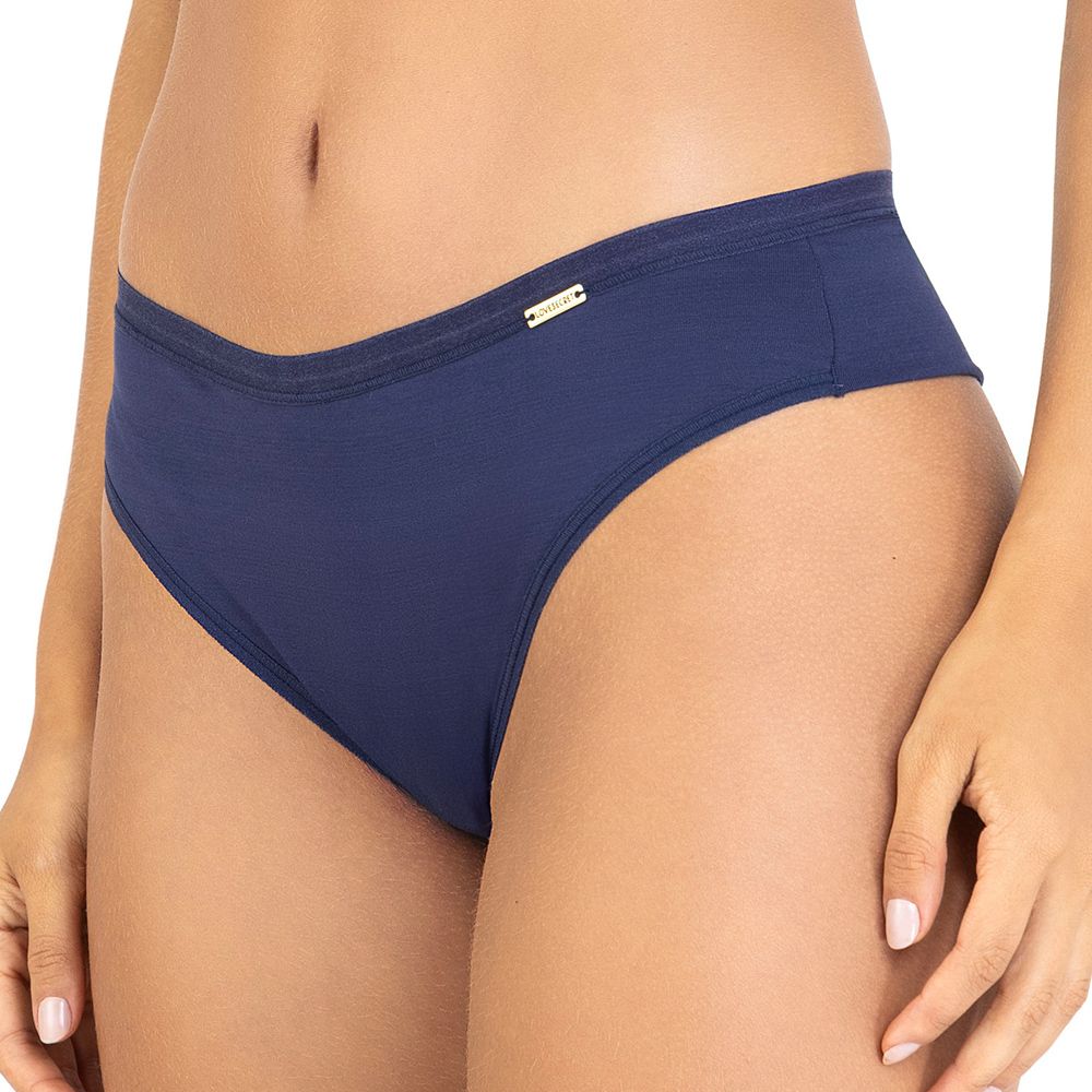 CALCINHA FIO DENTAL CONFORT AZUL SIDERAL