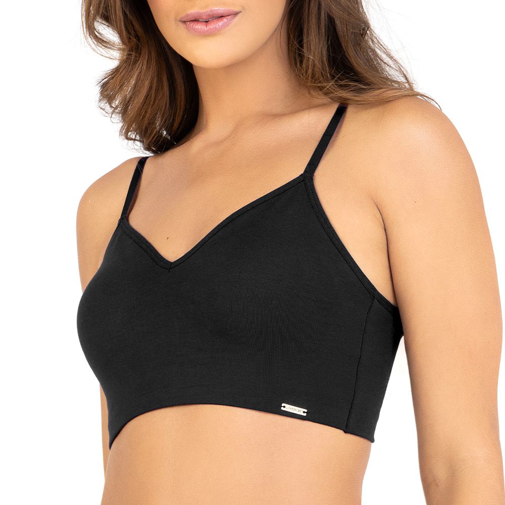 SUTIÃ TOP COM BOJO PRETO