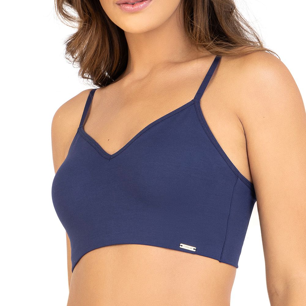 SUTIÃ TOP COM BOJO AZUL SIDERAL