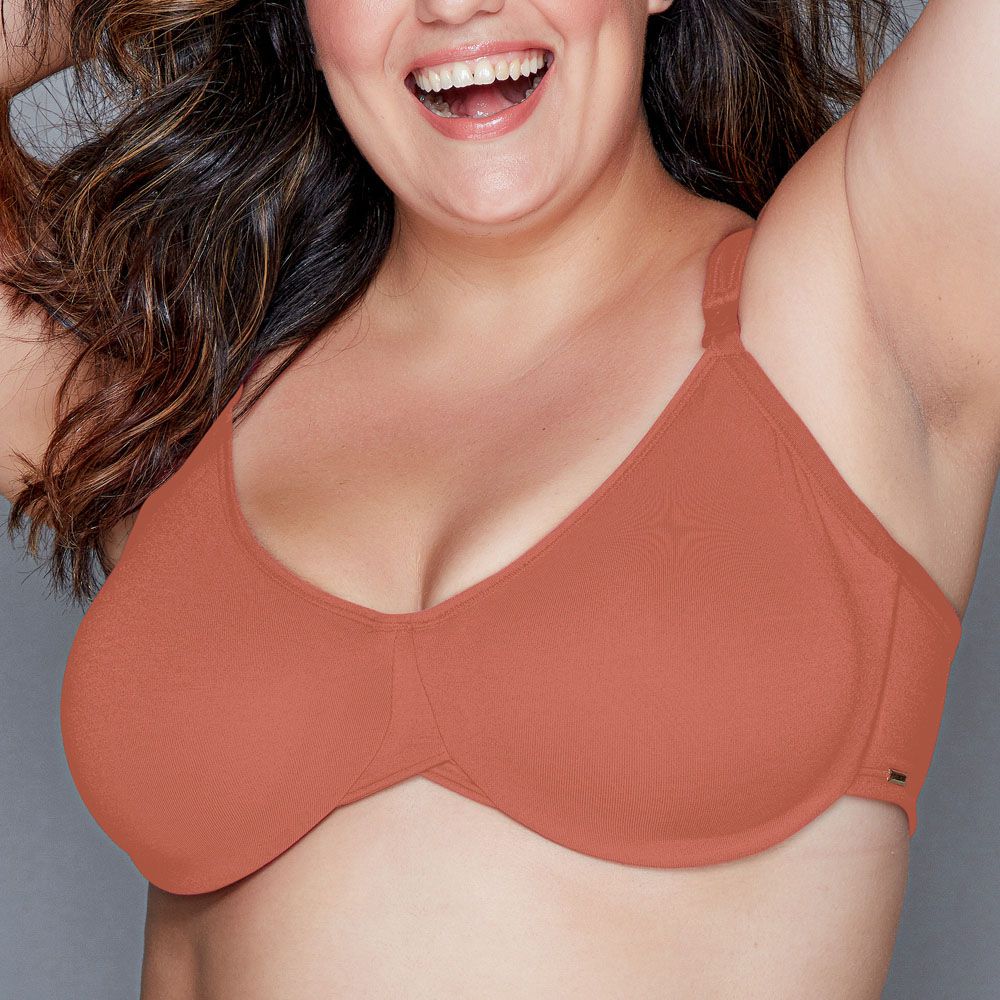 SUTIÃ PLUS MOLDADO COM ARCO BRONZE