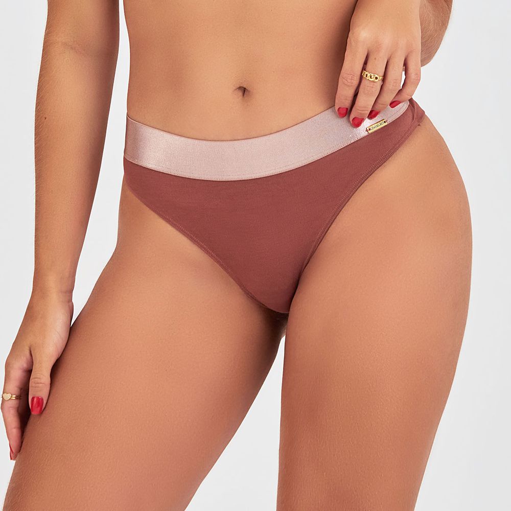 CALCINHA FIO DENTAL BRONZE