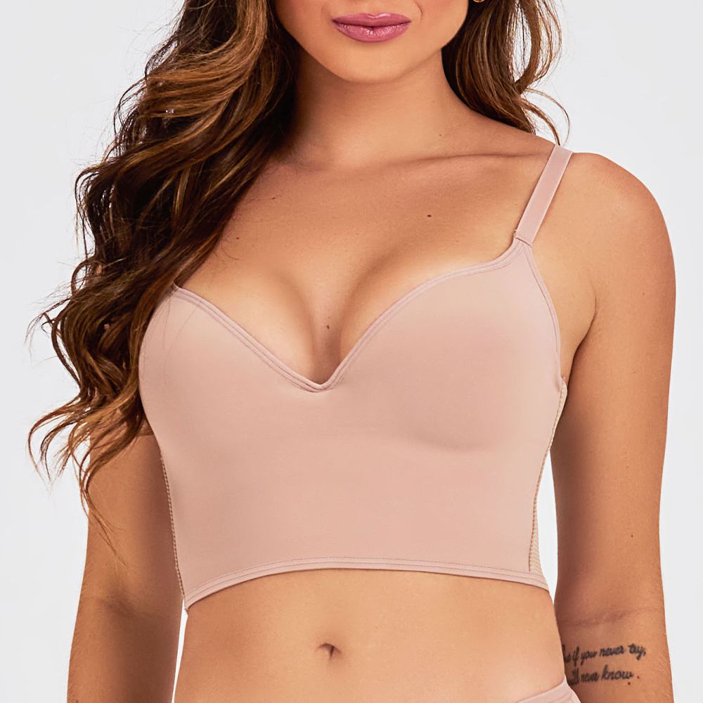 SUTIÃ REDUTOR C/LATERAIS CONTROL CHOCOLATE