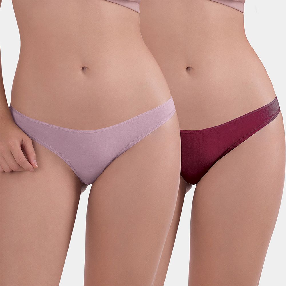 KIT CALCINHA DUO BIQUINI PRETO/ROSE