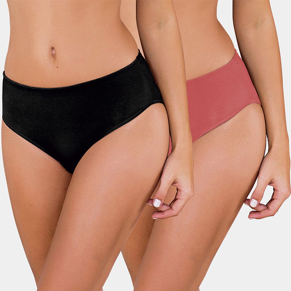KIT CALCINHA BASIC PRETO/ROSE