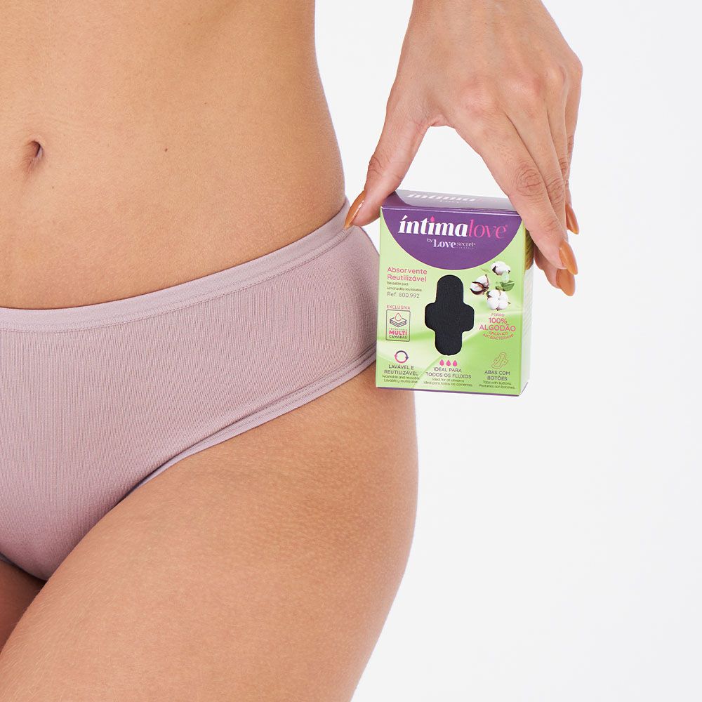 ABSORVENTE REUTILIZAVEL PRETO