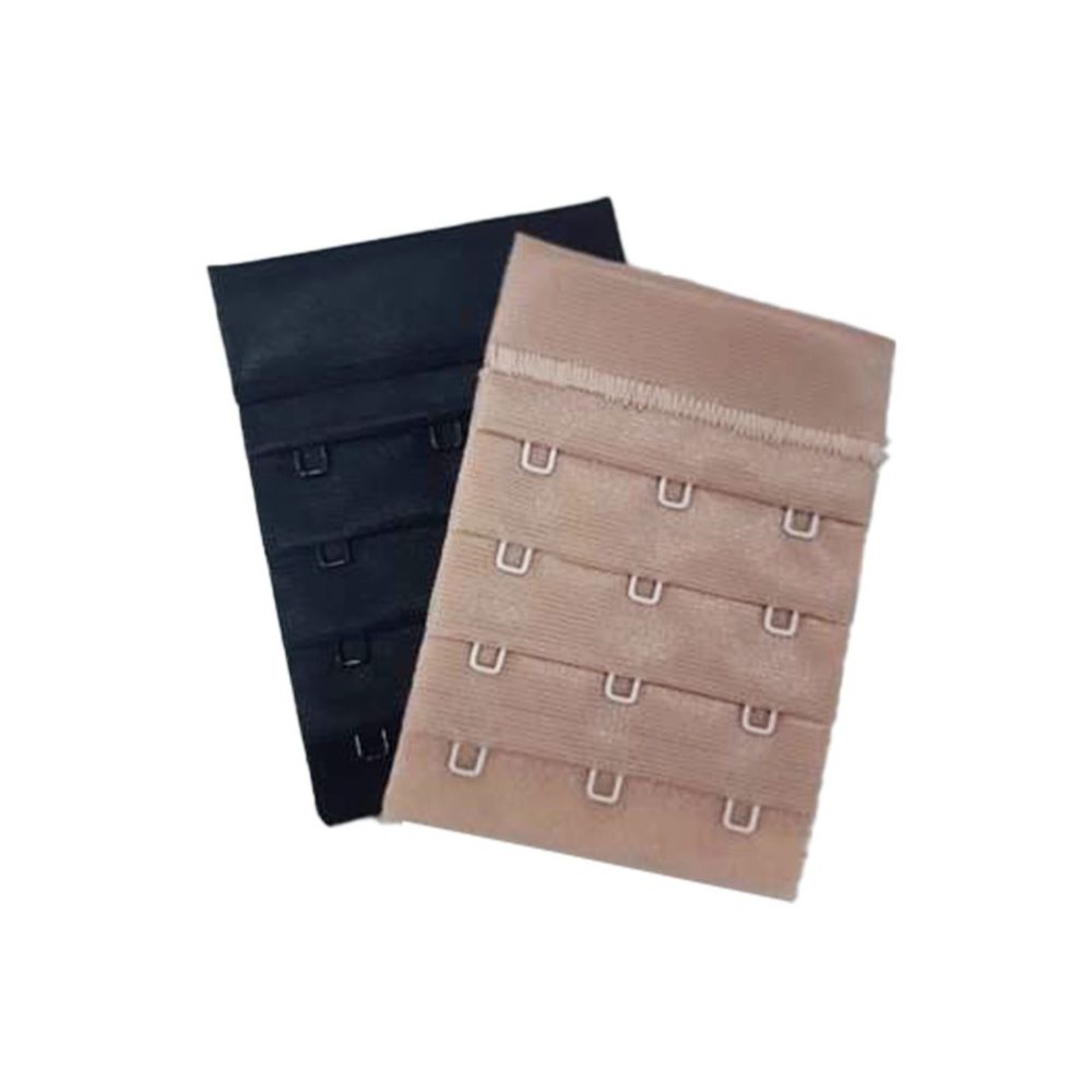 KIT DUO EXTENSOR DE SUTIÃS PRETO/CHOCOLATE