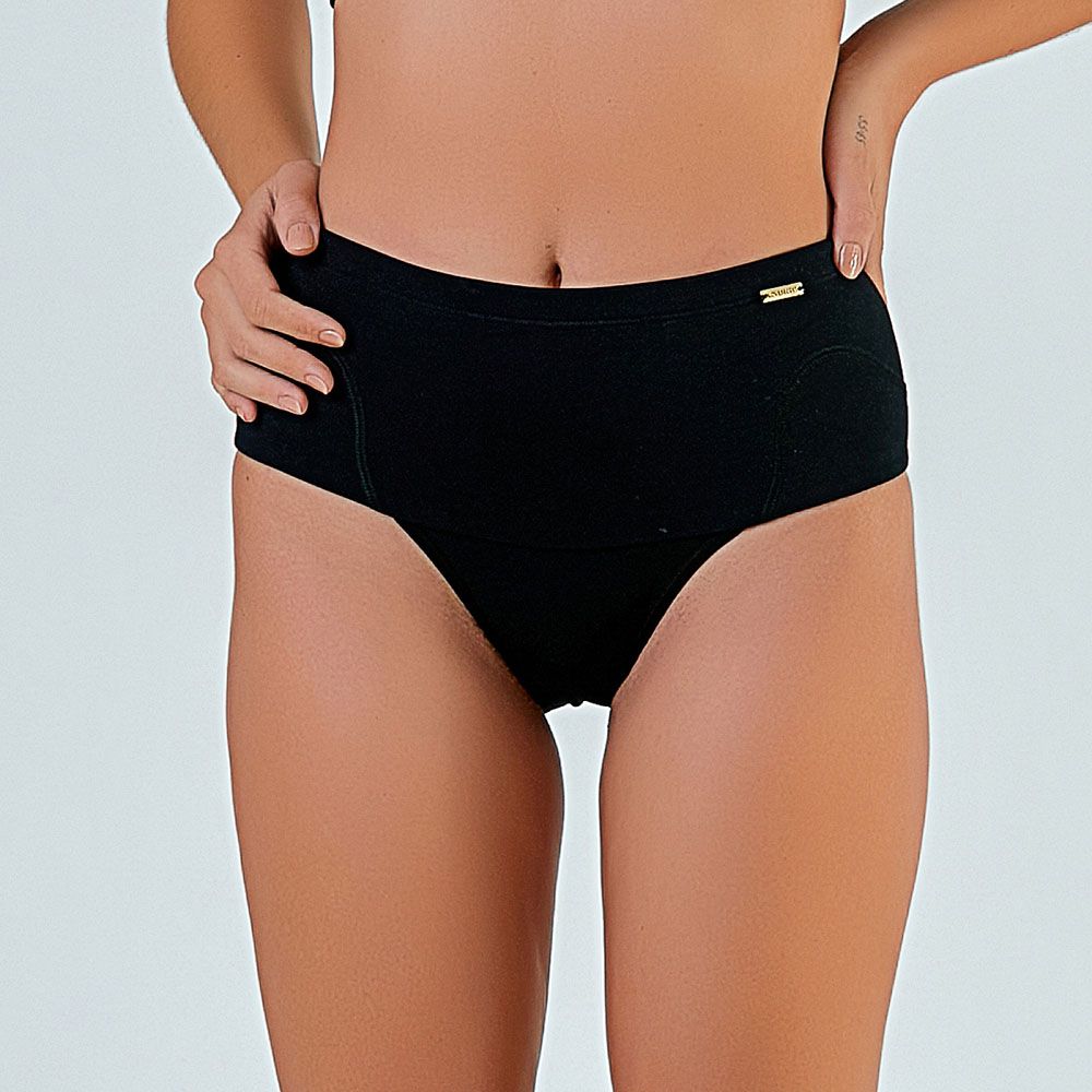 CALCINHA FAIXA REDUTORA PRETO