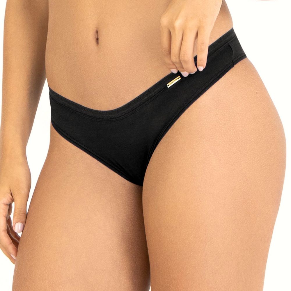 CALCINHA BONECA PRETO