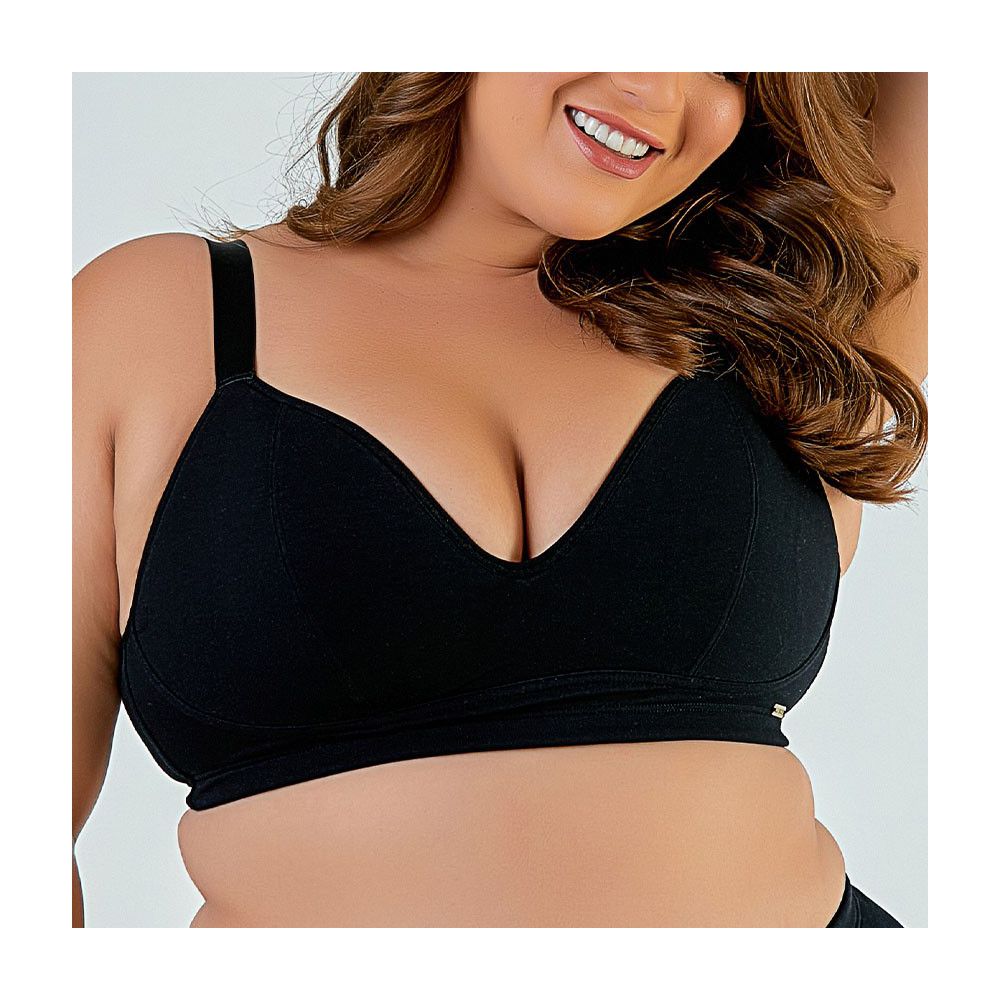 SUTIÃ PLUS C/BOJO SOFT PRETO