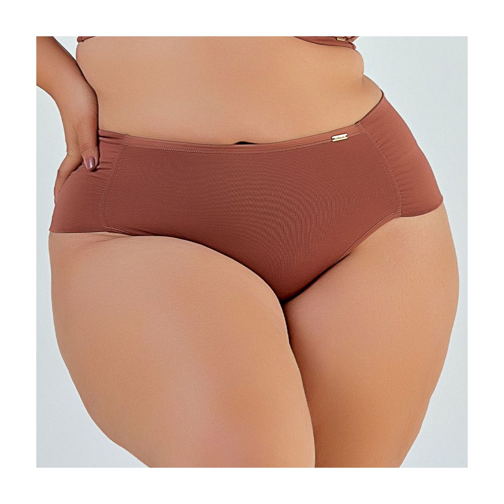 CALCINHA PLUS BOMBOM BRONZE