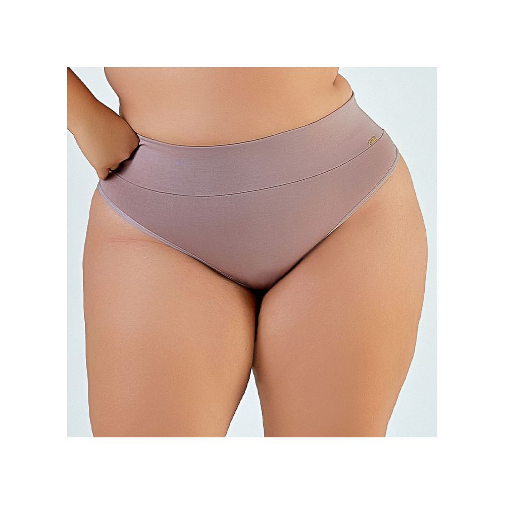 CALCINHA PLUS BASIC ROSA RETRO