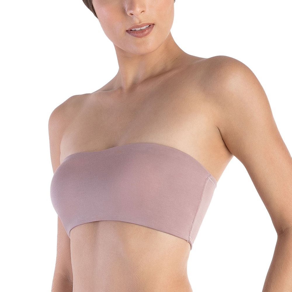 SUTIÃ TOP FAIXA COM BOJO REMOVIVEL ROSA RETRO