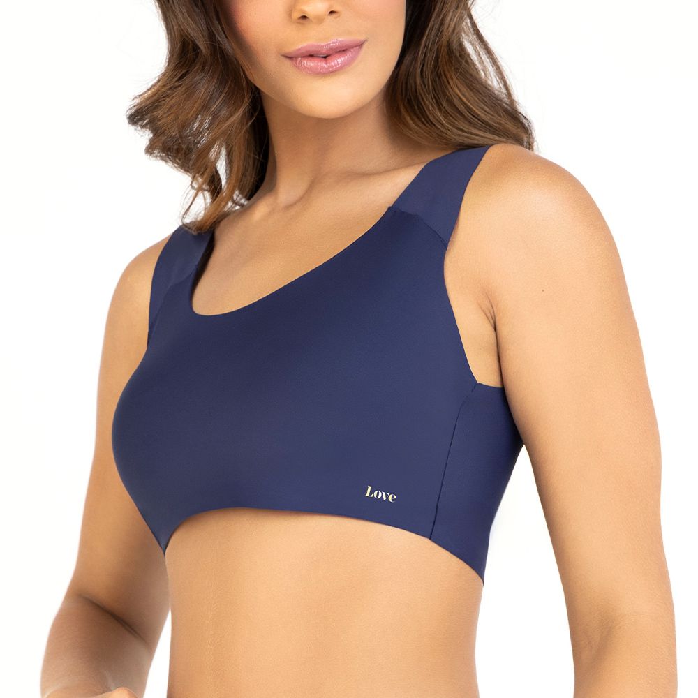 SUTIÃ TOP COM BOJO AZUL SIDERAL