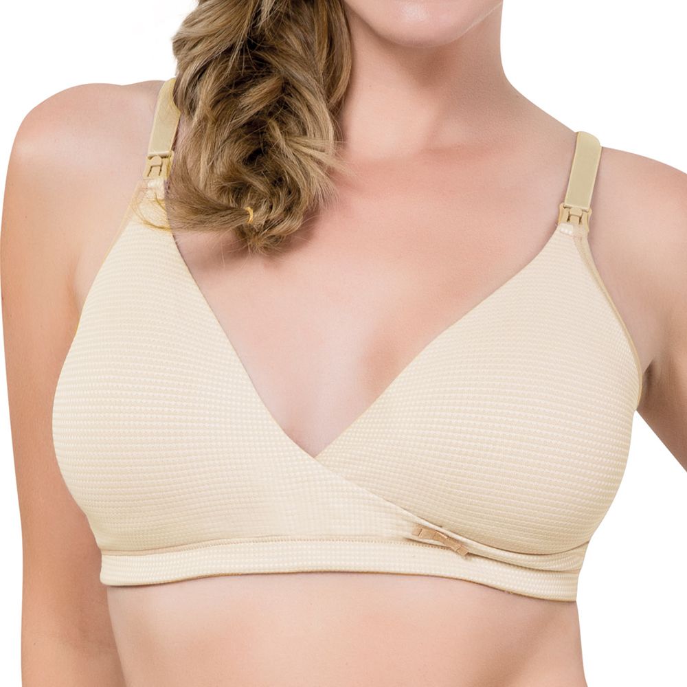 SUTIÃ TRANSPASSADO AMAMENTAÇÃO BAUNILHA