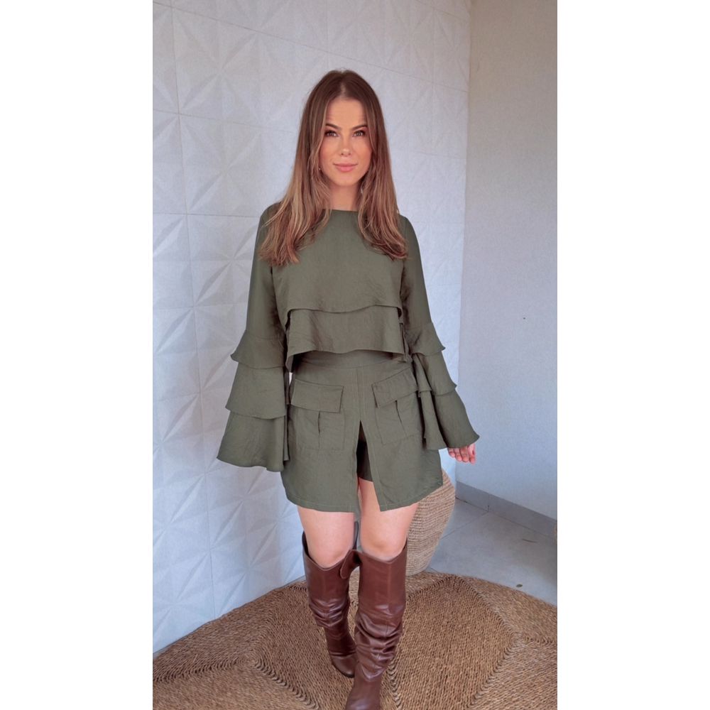 Conjunto Marina Verde Musgo 
