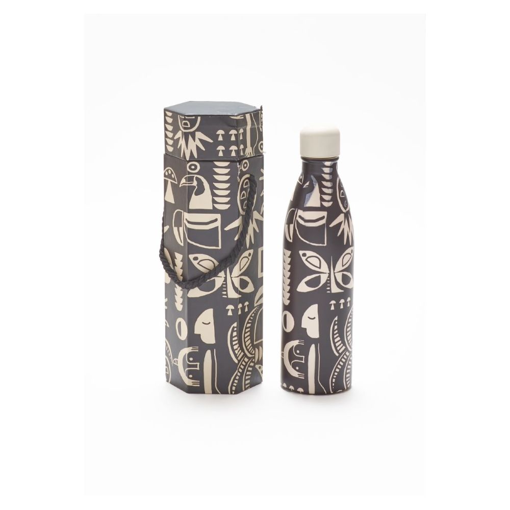 Garrafa Glub Glub Lenço Tropical 750ml Estampado