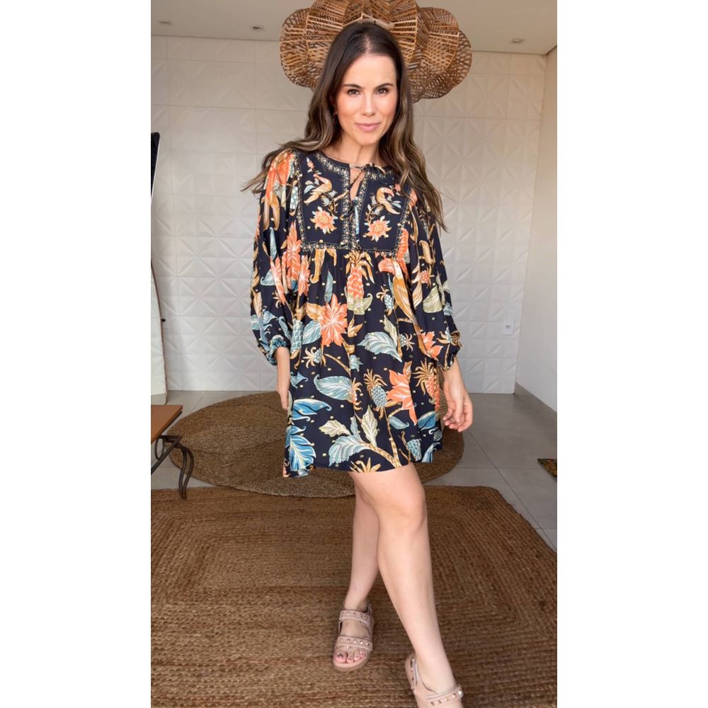 Vestido Curto Amalfi Estampado