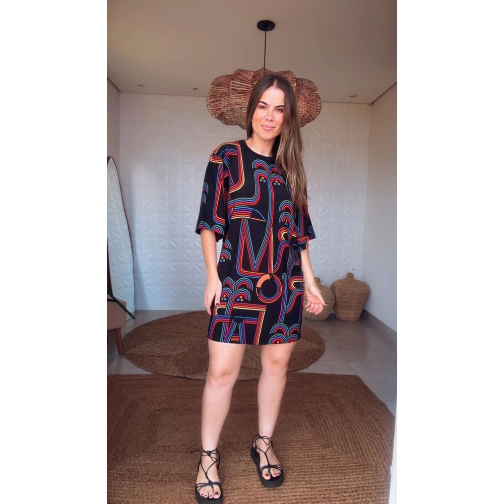 Vestido Tshirt Logotuca Estampado