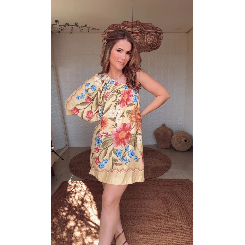 Vestido Curto Floral Mari Estampado