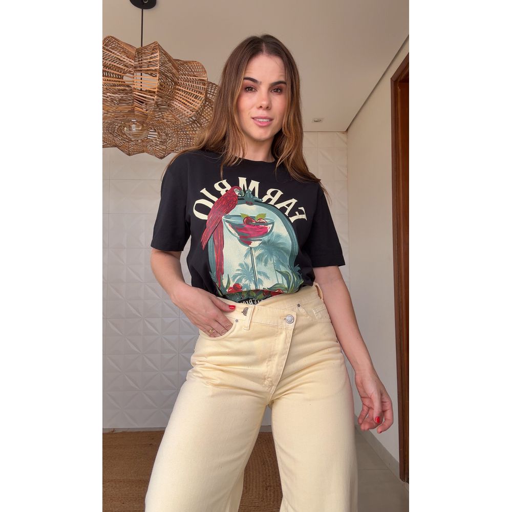 Tshirt Media Drink Pintado Estampado