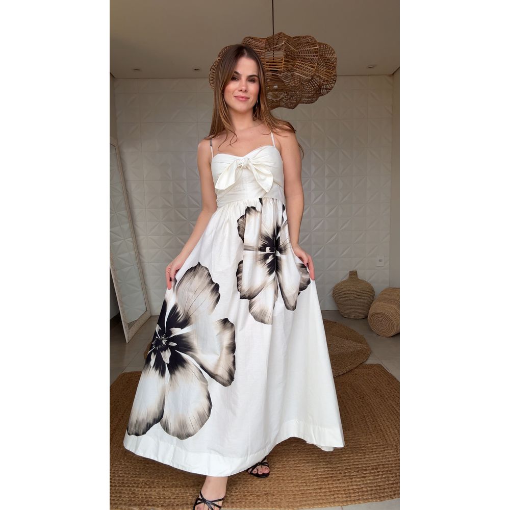 Vestido Longo Maya Estampado