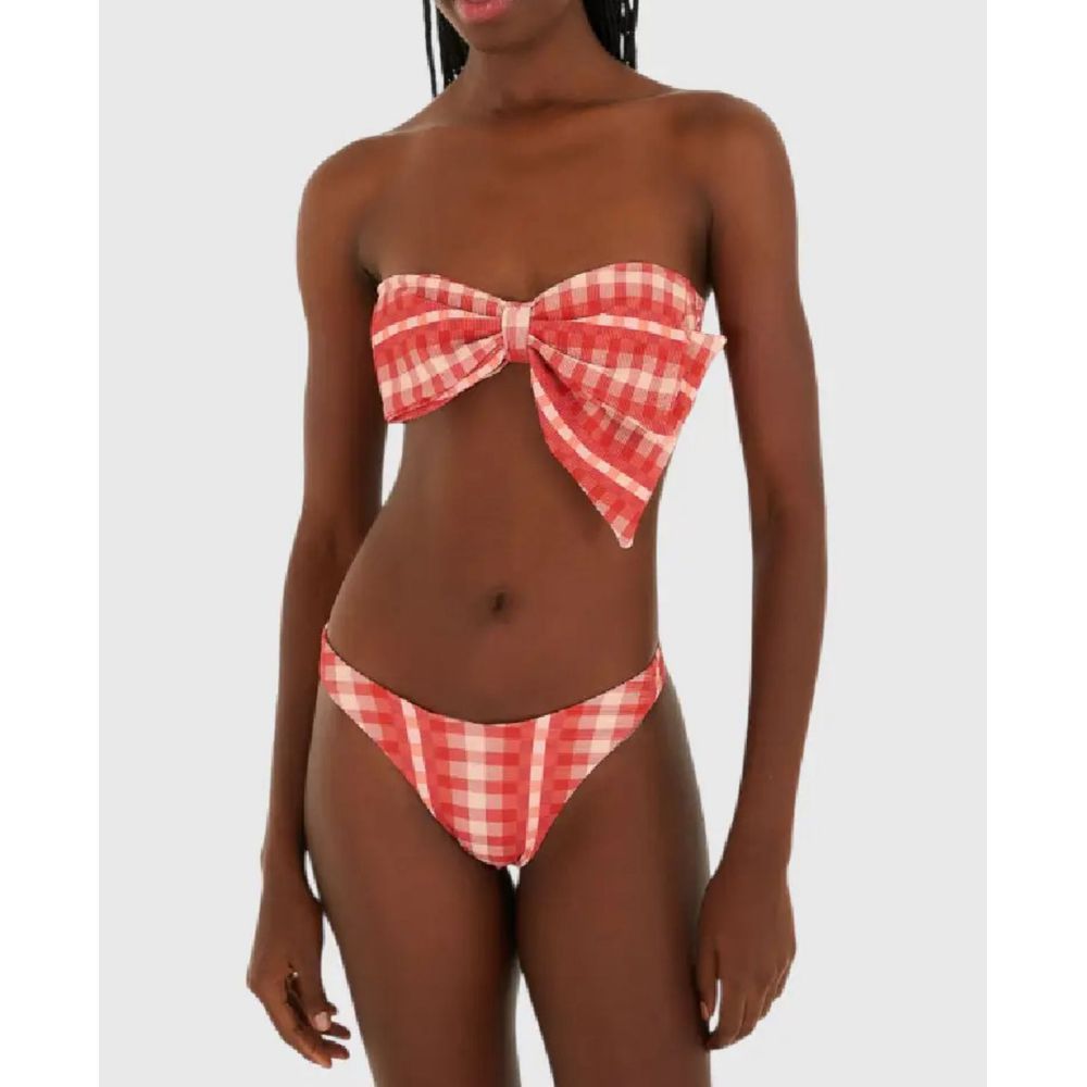 Biquini Laço Xadrex Trancoso Estampado Estampado