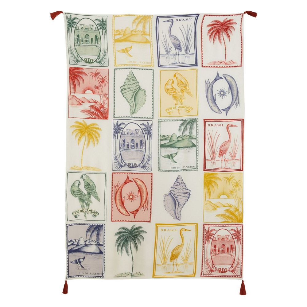 Canga Brasil Vintage Estampado