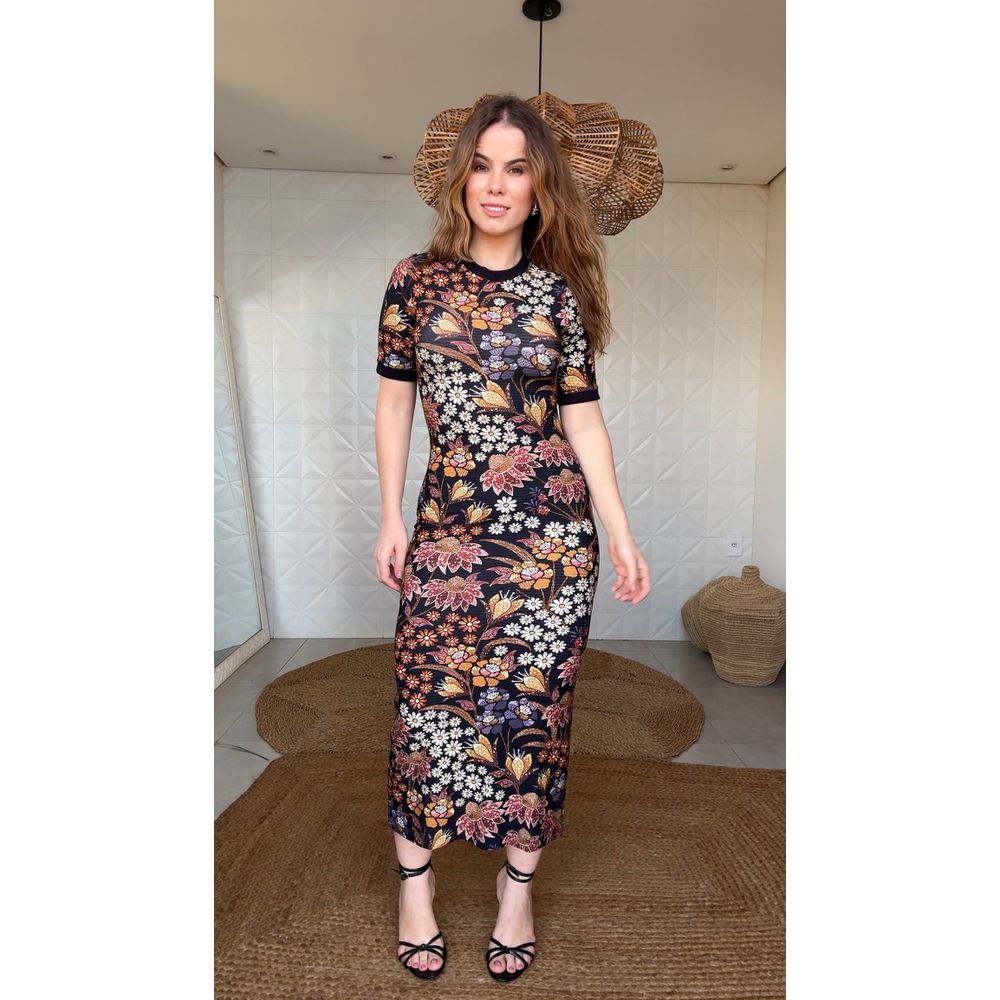 Vestido Midi Lili Estampado