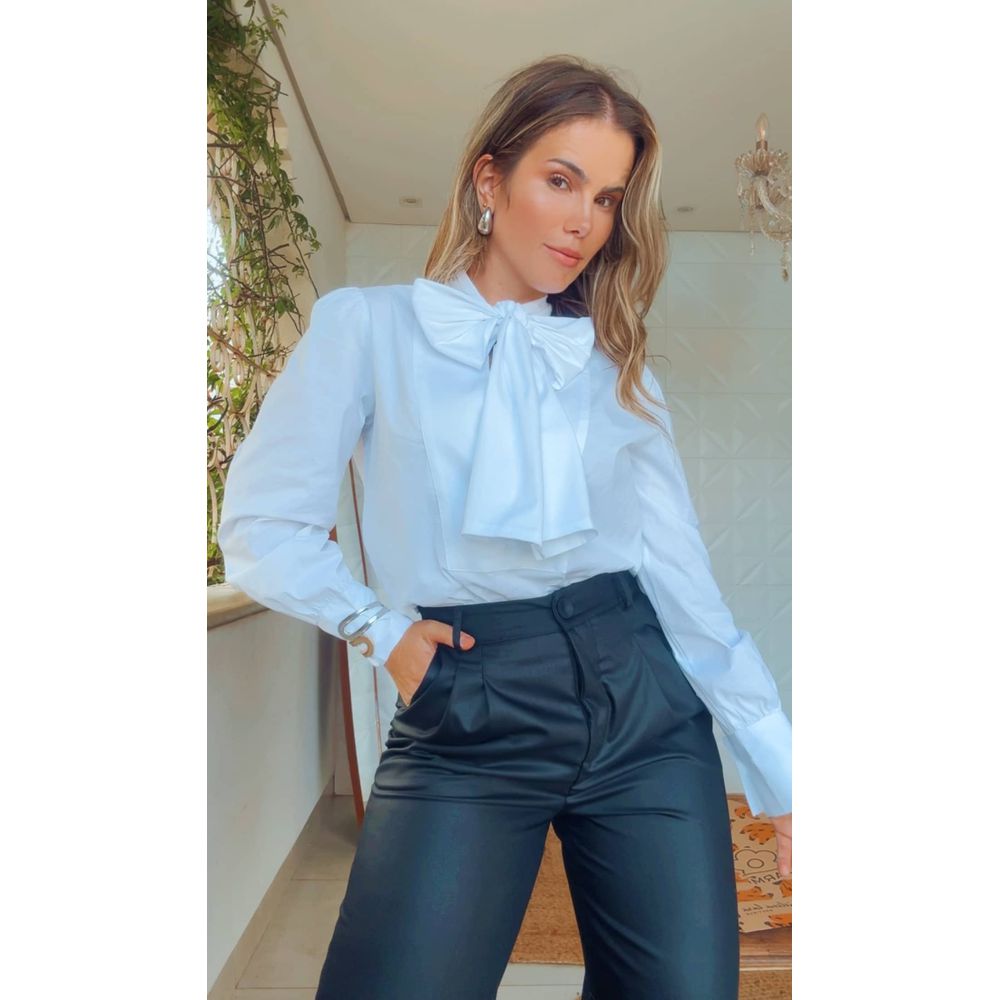 Camisa Laço Chiclé Branco
