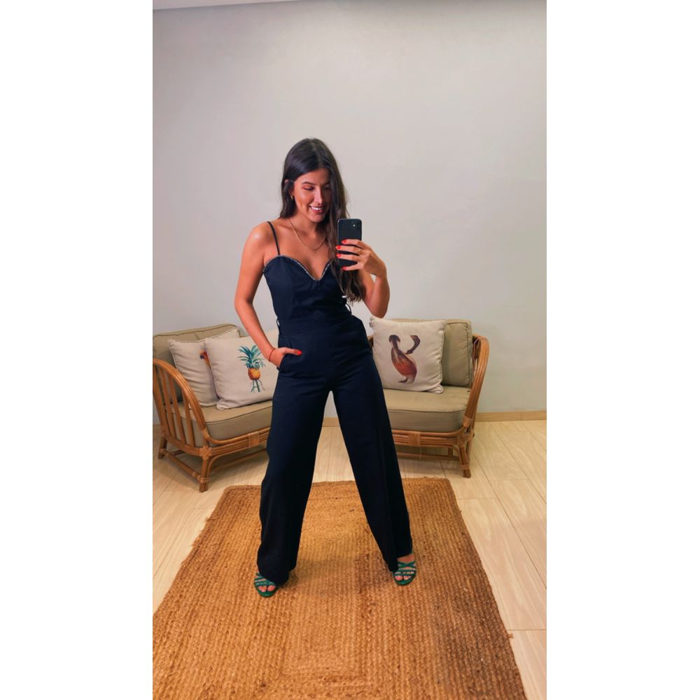 Macac o Strass Maju Preto LUCIELENA LARA
