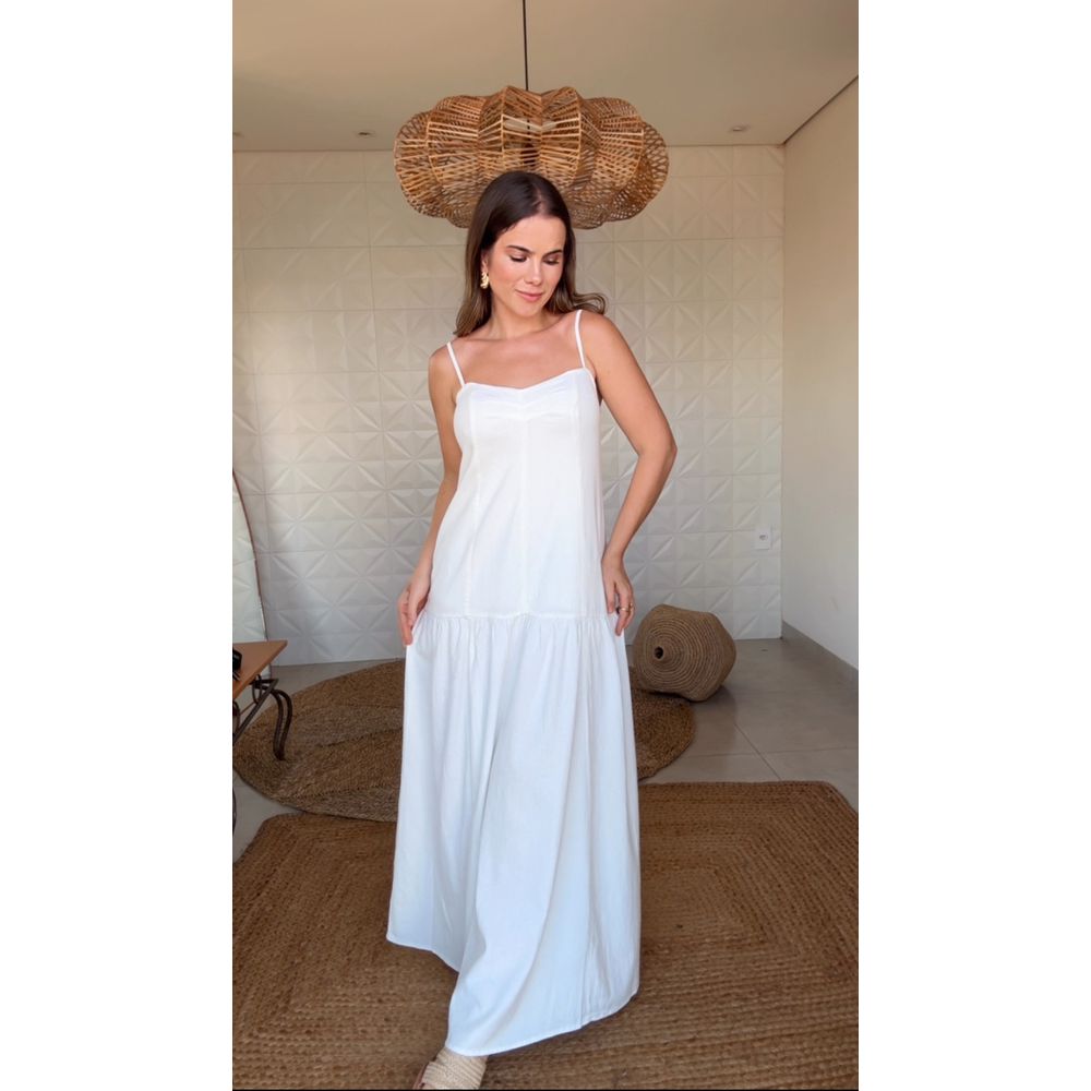 Vestido Alcinhas Off White