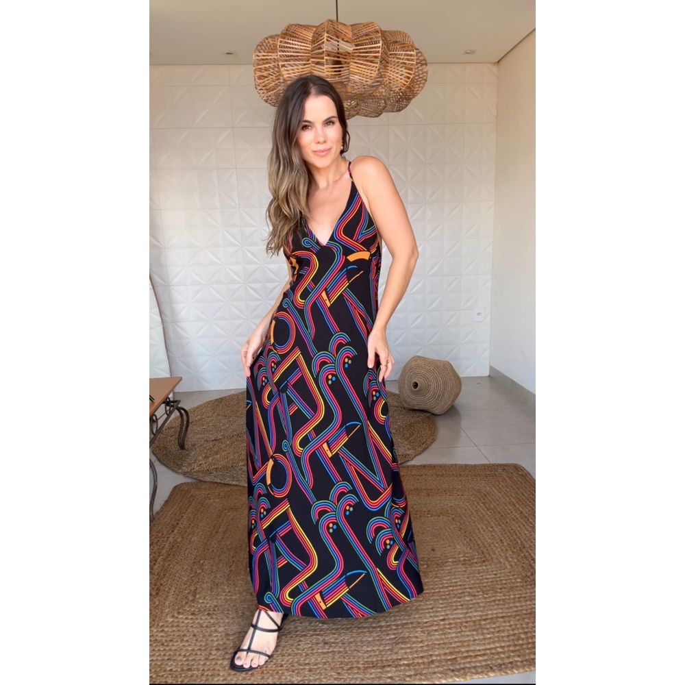 Vestido Alçinha Logotuca Estampado