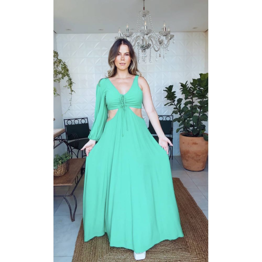 Vestido com cropped discount