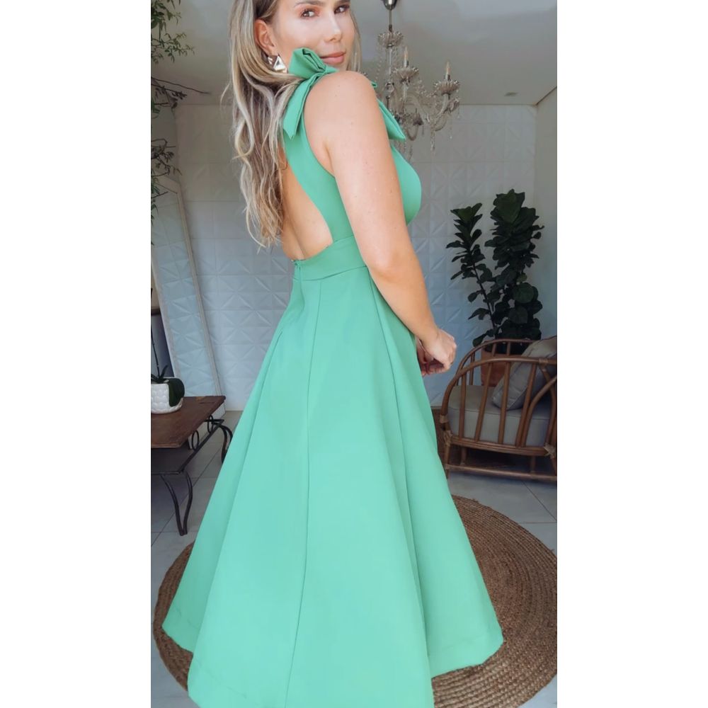 Vestido verde cheap gode