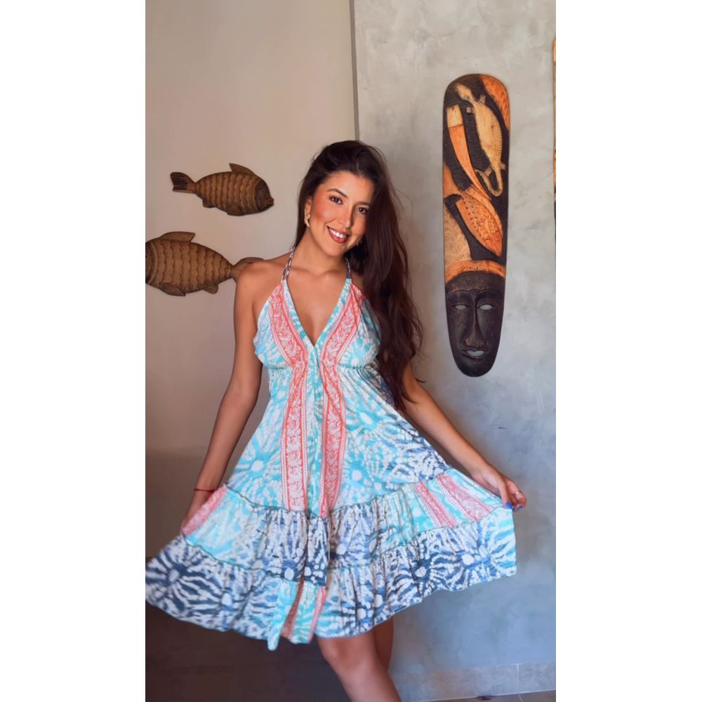 Vestido Lorena Azul