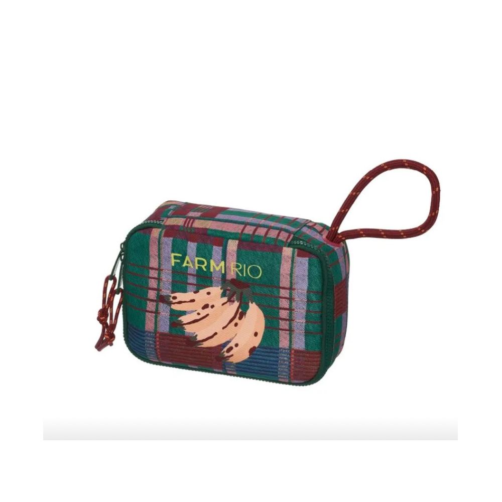 Necessaire Xerô Sofia Xadrez Verde