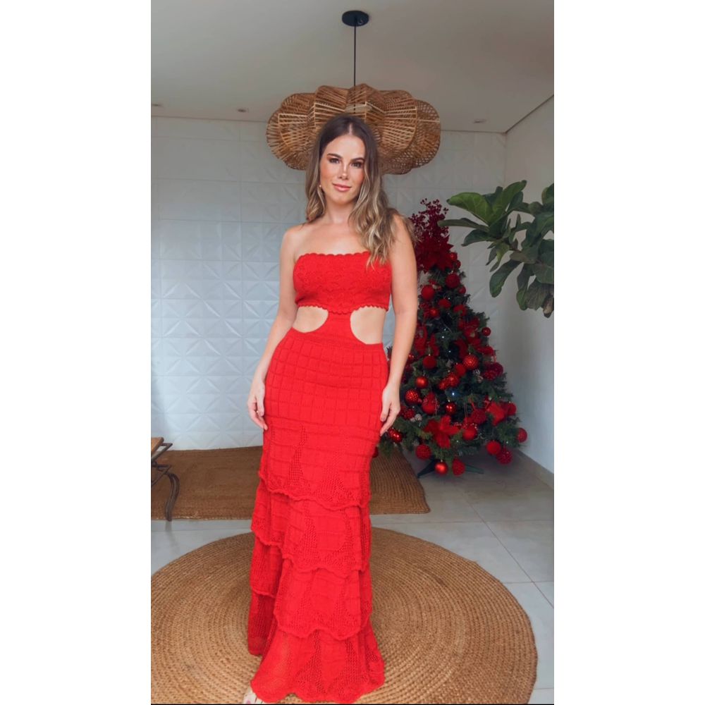 Vestido Adrielle Vermelha