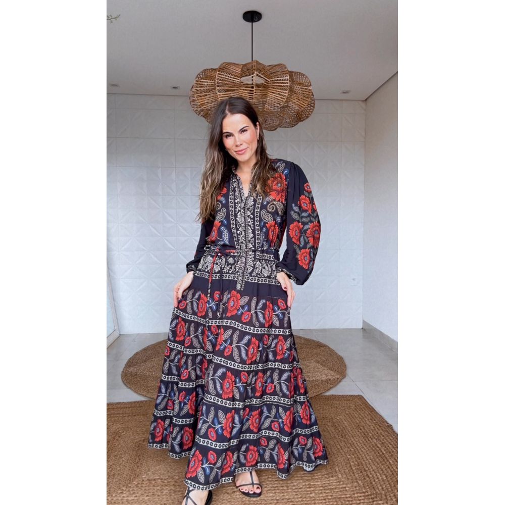 Vestido Camisa Valentina Estampado
