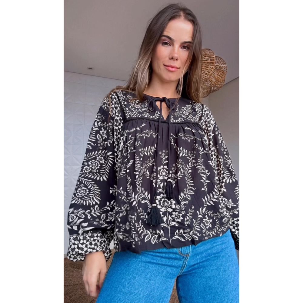 Bata Borbolina Estampado