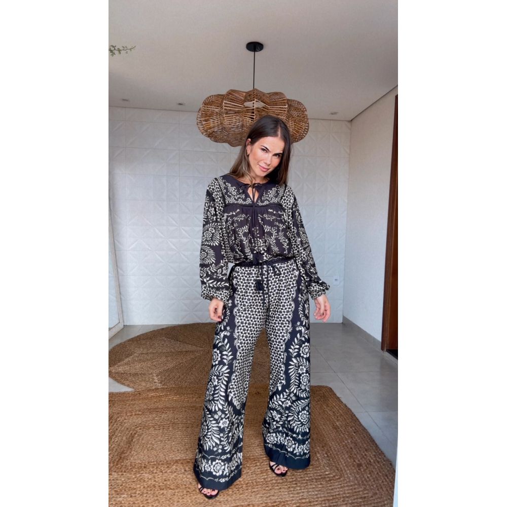 Calça Moletom Borbolina Estampado