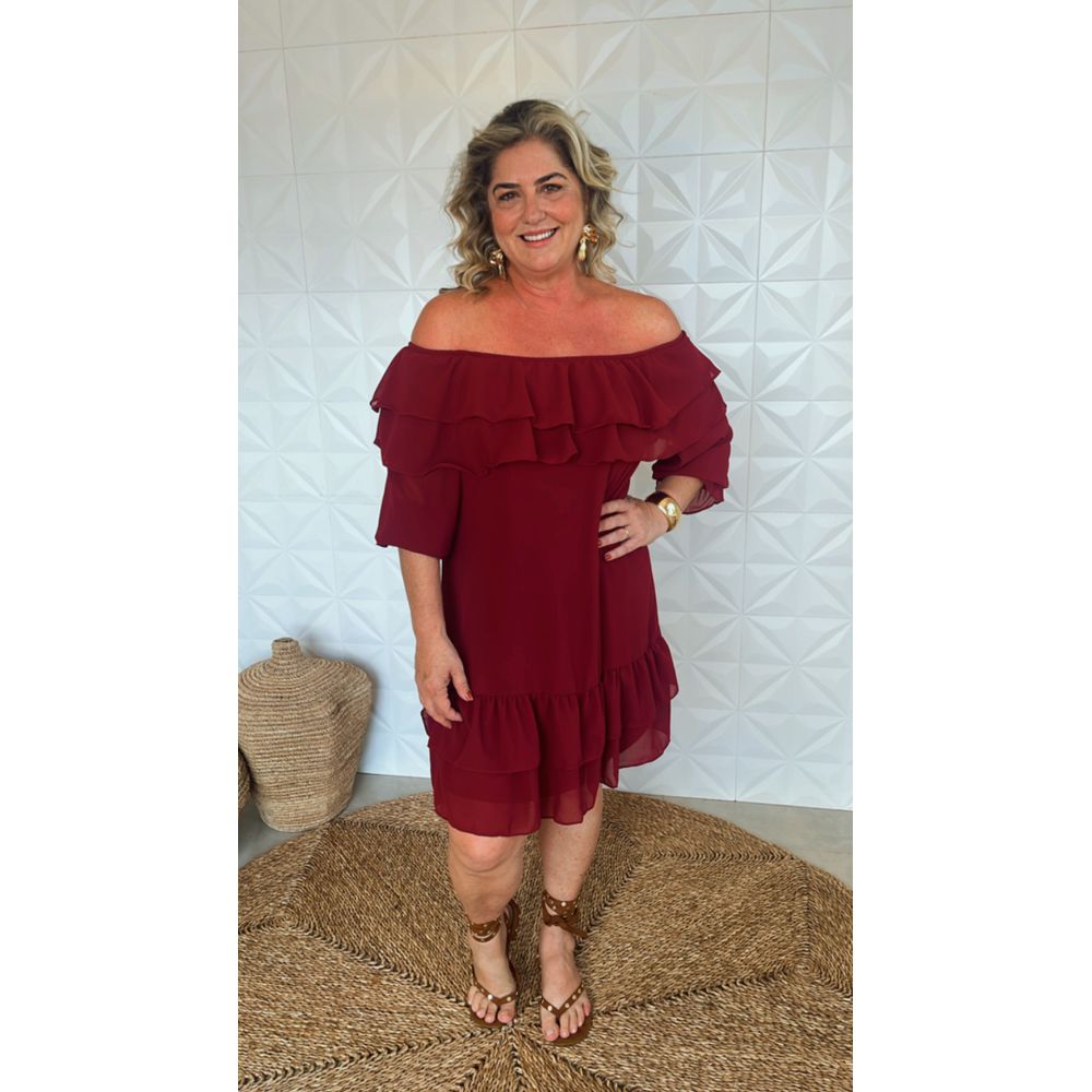 Vestido Shakira Vinho