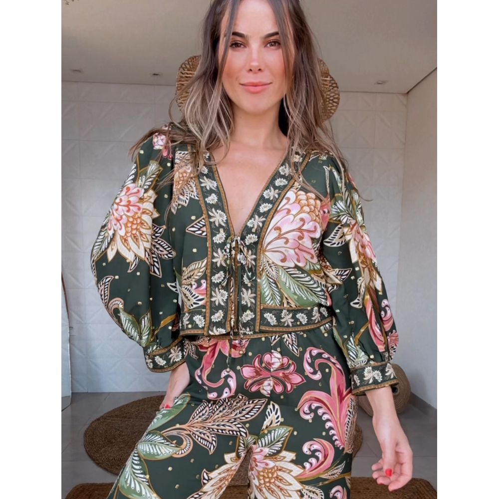 Blusa Floral Delhi Estampado