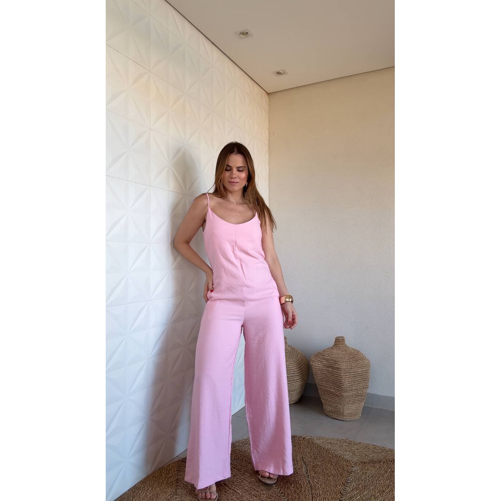 Macacão Celine Rosa